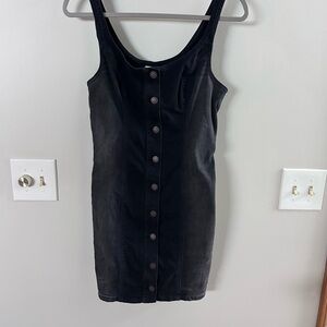Hollister Black Denim Mini Dress